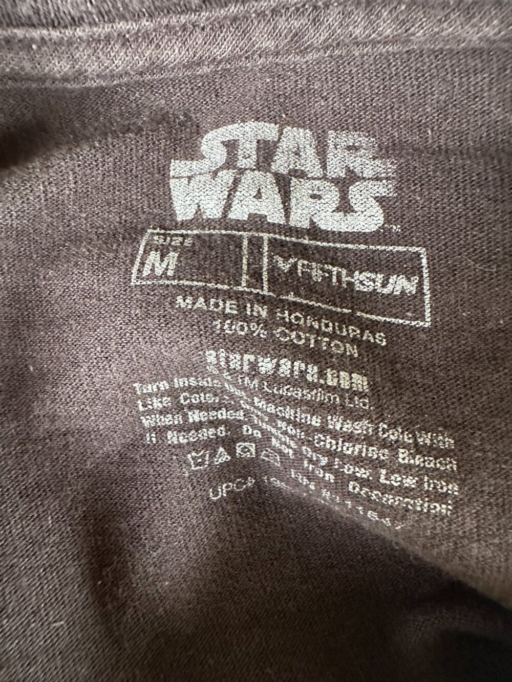 Star Wars Groku Post Impressionism Design Men's Black T Shirt Medium VFifthSun - Picture 3 of 3